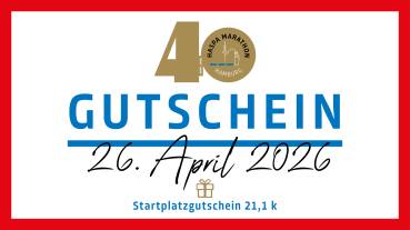 Startplatzgutschein Haspa Halbmarathon Hamburg 2026